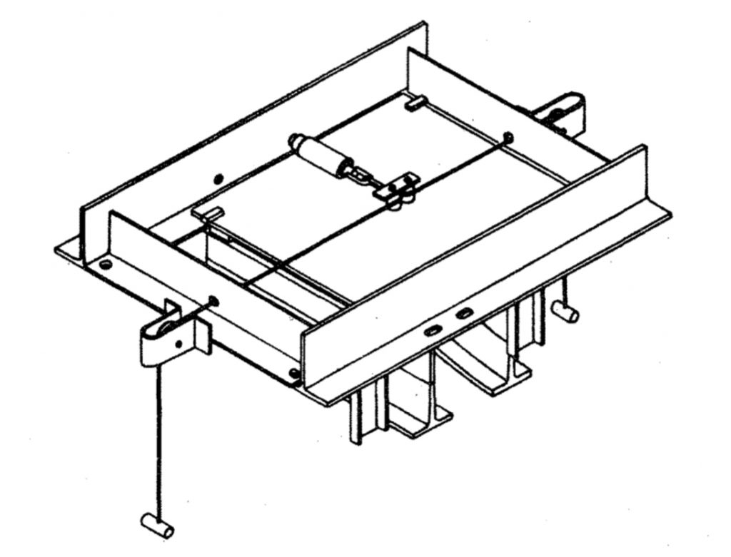 Non-Electrified Sliding Switches Trambeam illustration