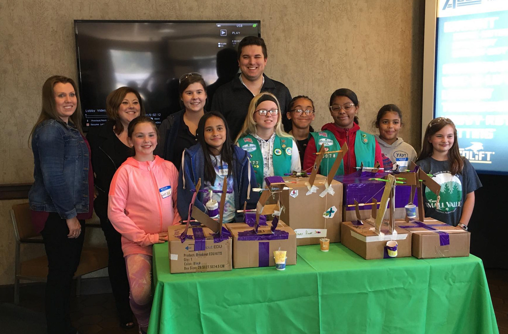 Girl Scouts Visit Acco